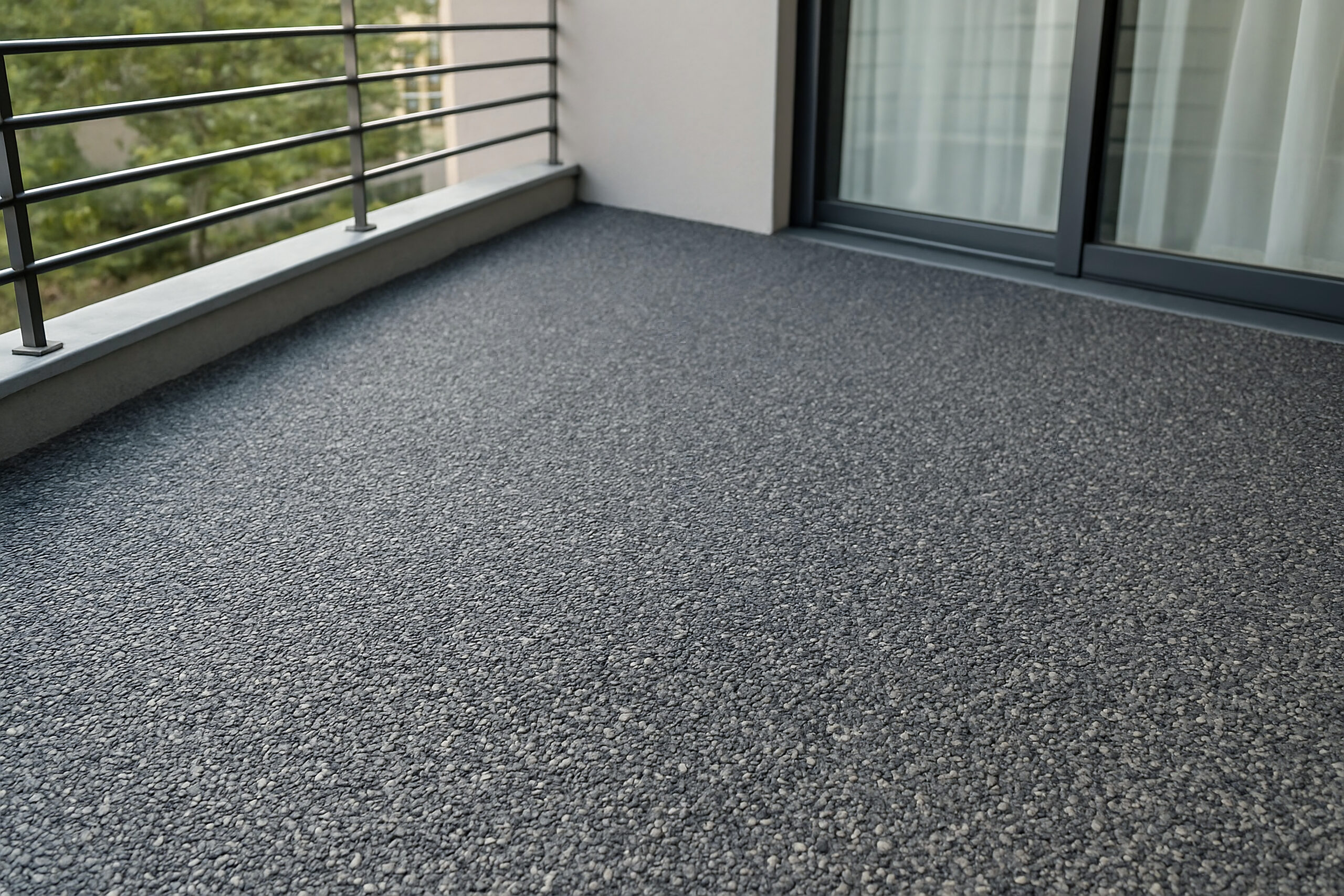 Professioneller Steinteppich Verlege-Service auf Balkonen in Reutlingen